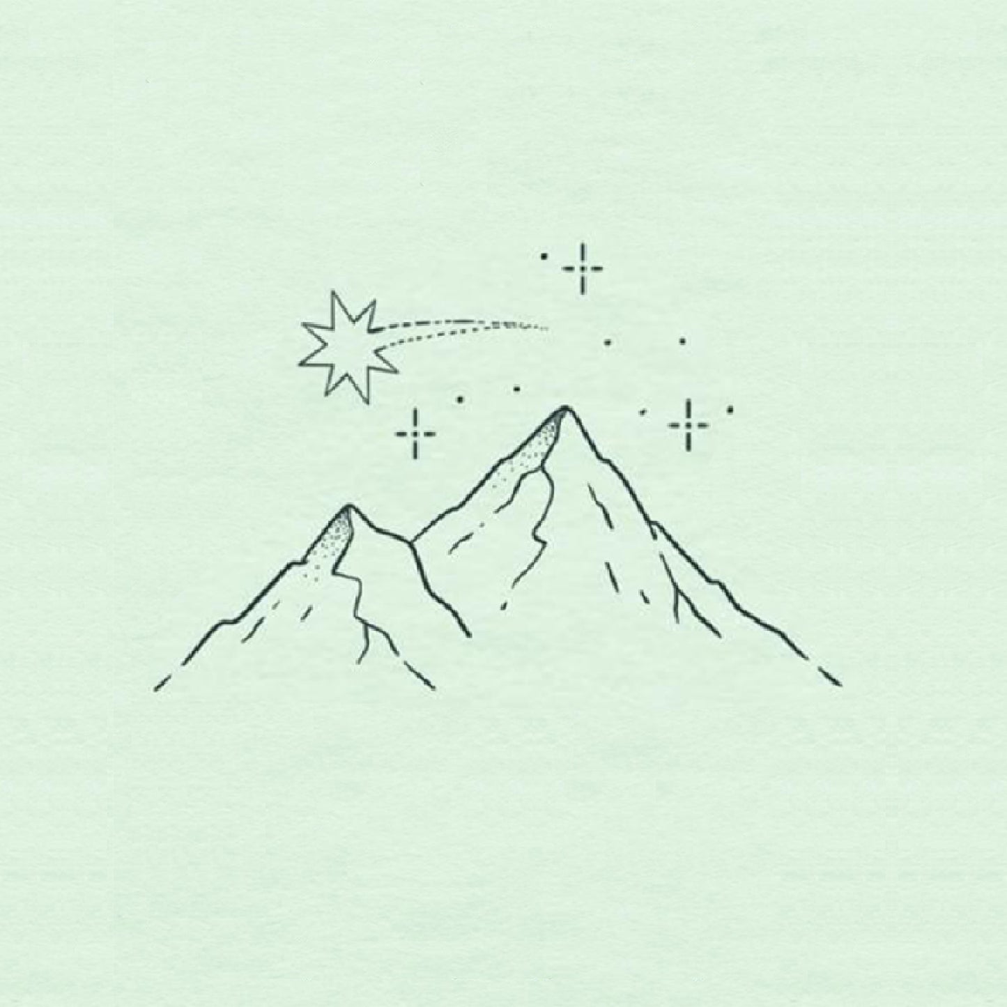 La noche nace de la montaña