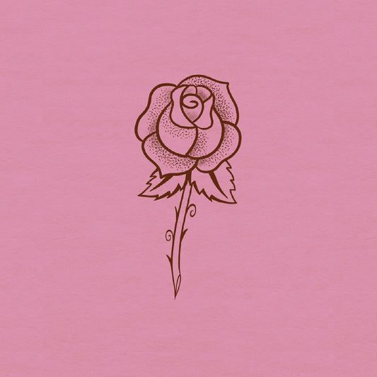 Rosas púrpura